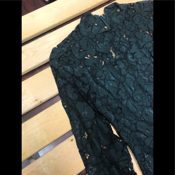 Betsey Johnson Women's Lace Sheath Hunter green - Picture 5 of 8